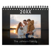 Moderner Foto Kalender grau (Titelbild)