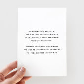 Moderner Foto Script Abschluss Ankündigung