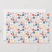 Moderner Foto Straßenverkehr Geburtstag Einladung (Rückseite)