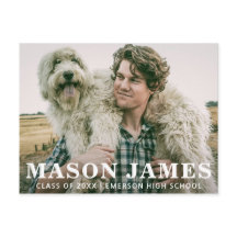 Moderner Foto Text Overlay-Abschluss