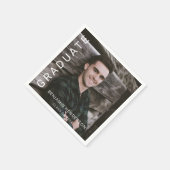 Moderner Foto Typografie Abschluss Serviette (Ecke)