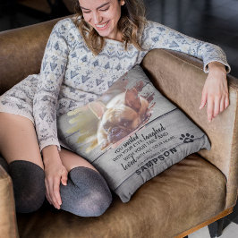 Moderner Foto- und Quotenverlust | Grau Rustikal Kissen