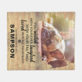 Moderner Foto- und Quotenverlust | Rustikal Fleecedecke (Vorderseite (Horizontal))