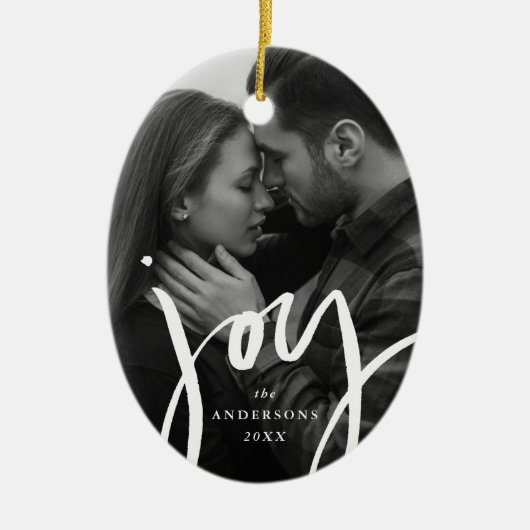 Moderner Foto-Urlaub mit Handschrift Keramik Ornament (Vorne)