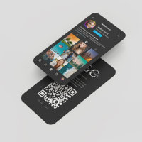 Moderner Fotograf Instagram Inspiriert Grid Black