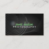 Moderner Fotograf Visitenkarte (Vorderseite)