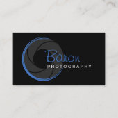 Moderner Fotograf Visitenkarte (Vorderseite)