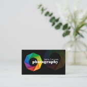 Moderner Fotograf Visitenkarte (Stehend Vorderseite)