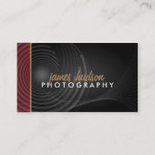 Moderner Fotograf Visitenkarte (Vorderseite)