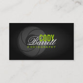 Moderner Fotograf Visitenkarte (Vorderseite)