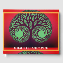 Moderner Fraktal Tree of Life Family Wiedersehen