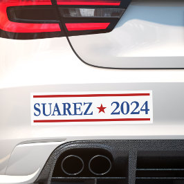 Moderner Francis Suarez 2024 US-Präsident Autoaufkleber