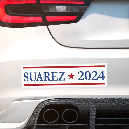Moderner Francis Suarez 2024 US-Präsident Autoaufkleber