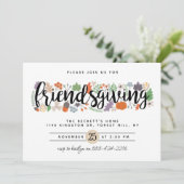 Moderner freundlicher Herbstblütenwettbewerb Ernte Einladung (Stehend Vorderseite)