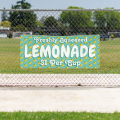 Moderner Frischer Lemonade Stand Banner (Insitu)