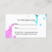 Moderner Friseur für Wasserfarben - Termin #3 (Rückseite)