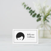 Moderner Friseur mit Ernennung Terminkarte (Stehend Vorderseite)