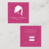 Moderner Friseur mit Ernennung Terminkarte (Vorne/Hinten)