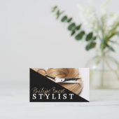 Moderner Friseur Schönheitssalon Visitenkarte (Stehend Vorderseite)