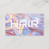 Moderner Friseur Stylist Visitenkarte (Vorderseite)