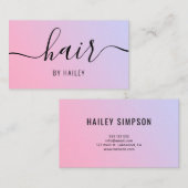 Moderner Friseur Visitenkarte (Vorne/Hinten)