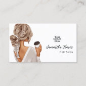 Moderner Friseur Visitenkarte (Vorderseite)