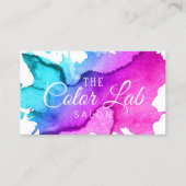 Moderner Friseur Wasserfarbe Salon Termin (Vorderseite)