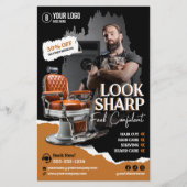 Moderner Friseursalon Friseursalon Flyer (Vorne)