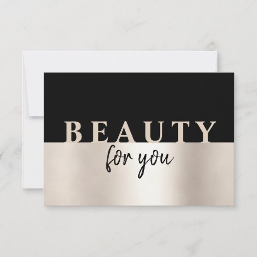 Moderner Friseursalon Gold (Vorderseite)