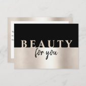 Moderner Friseursalon Gold (Vorne/Hinten)