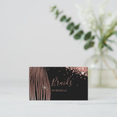 Moderner Frisör, Friseur für Braidfirmen Visitenkarte (Stehend Vorderseite)