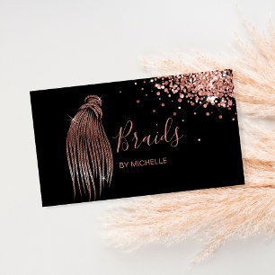 Moderner Frisör, Friseur für Braidfirmen Visitenkarte