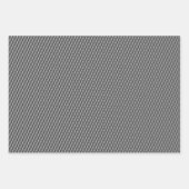 Moderner froher Weihnachtsbaum Schwarz-weiß Geschenkpapier Set (Vorderseite 3)