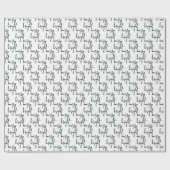 Moderner, fröhlicher und heller Urlaub Geschenkpapier (Flach)