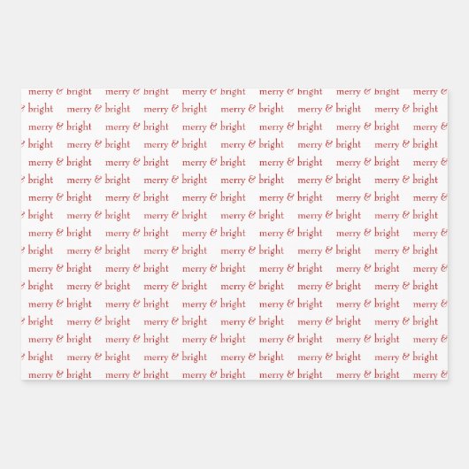 Moderner, fröhlicher und heller Weihnachtsurlaub Geschenkpapier Set (Vorderseite 3)