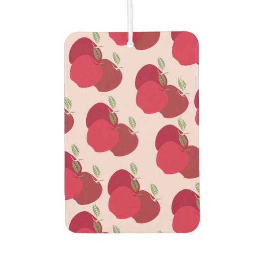 Moderner, fruchtig Inspiriert Apfel Autolufterfrischer (Vorderseite)