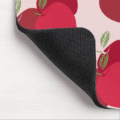 Moderner, fruchtig Inspiriert Apfel Mousepad (Ecke)