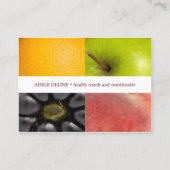 Moderner Fruchtsaftcoach Nutritionist Visitenkarte (Vorderseite)