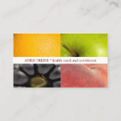 Moderner Fruchtsaftcoach Nutritionist Visitenkarte (Vorderseite)