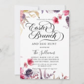 Moderner Frühling Niedlicher Blumenstrauß Einladung (Vorderseite)