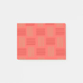 Moderner Frühling/Sommerwoche Mitte des Jahrhunder Post-it Klebezettel (Vorderseite)