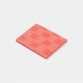 Moderner Frühling/Sommerwoche Mitte des Jahrhunder Post-it Klebezettel (angewinkelt)
