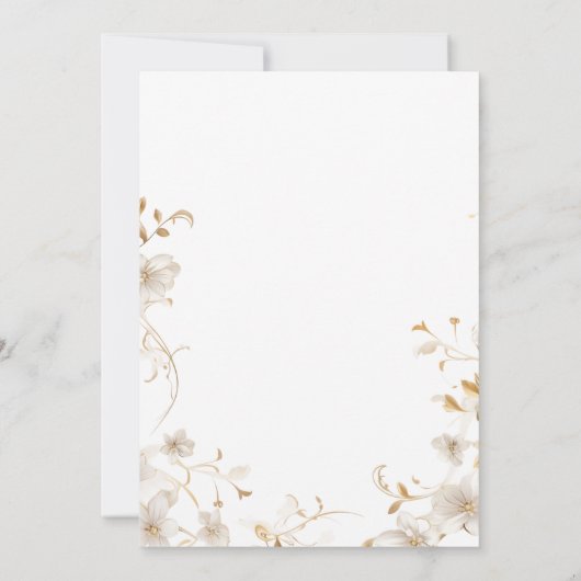 Moderner Frühlingsbrunch Einladung (Rückseite)