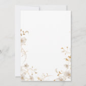 Moderner Frühlingsbrunch Einladung (Rückseite)