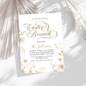 Moderner Frühlingsbrunch Einladung