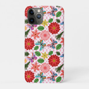 Moderner Frühlingsgarten Schmetterling Floral Case-Mate iPhone Hülle