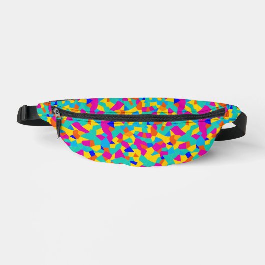 Moderner Fun farbiger geometrischer Regenbogen Abs Bauchtasche (Vorderseite)