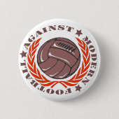 Moderner Fußball Button (Vorderseite)