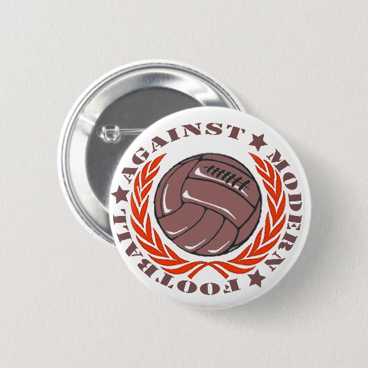 Moderner Fußball Button (Vorne & Hinten)