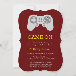 Moderner Gamer jeden Alters Einladung